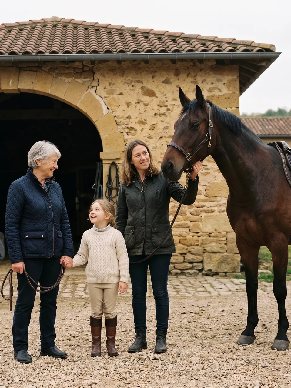 L'équipe, Les Écuries du Vernay, centre équestre à Saint-Siméon-de-Bressieux
