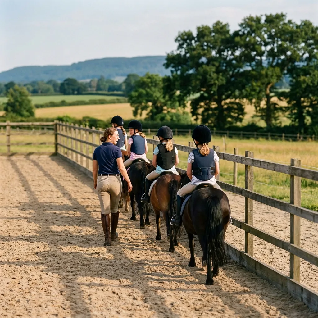 Cours de poney à Saint-Siméon-de-Bressieux, Isère